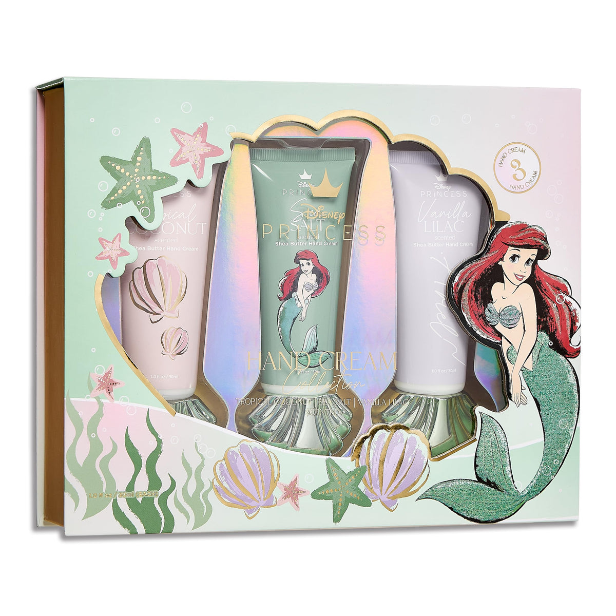 Belle Maison Ariel hand cream set packaging with Disney design for daily pampering