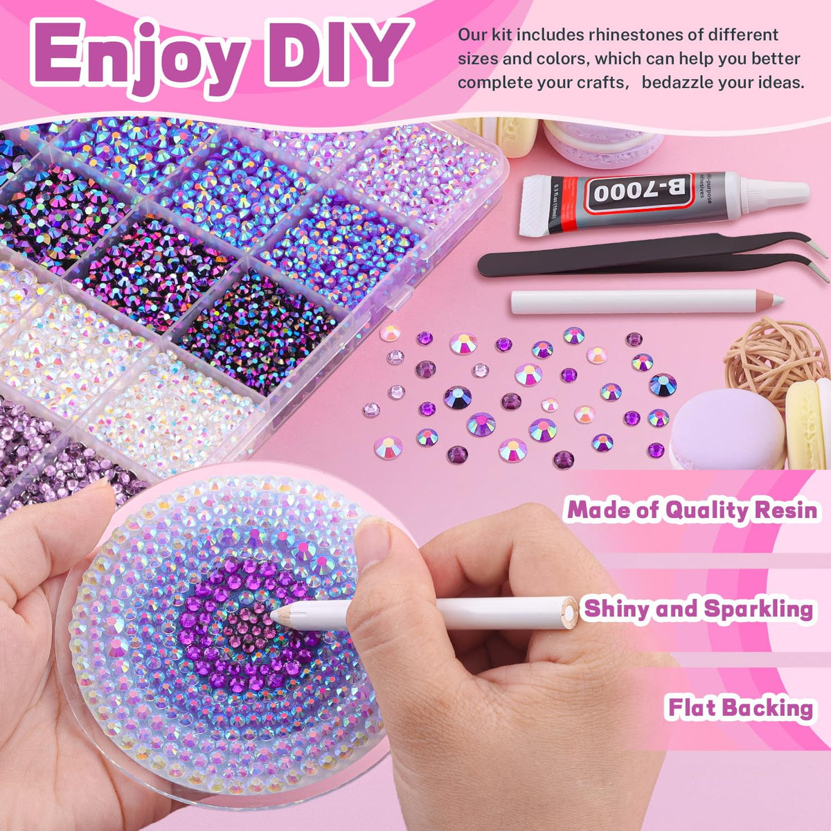 BELLEBOOST B7000 glue tubes enable clean, clear-drying adhesion for crafts.