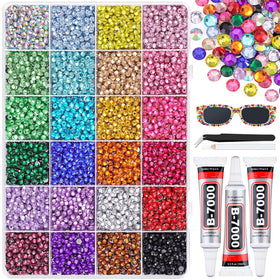 BELLEBOOST rhinestones collection grid for vibrant, durable sparkle on crafts
