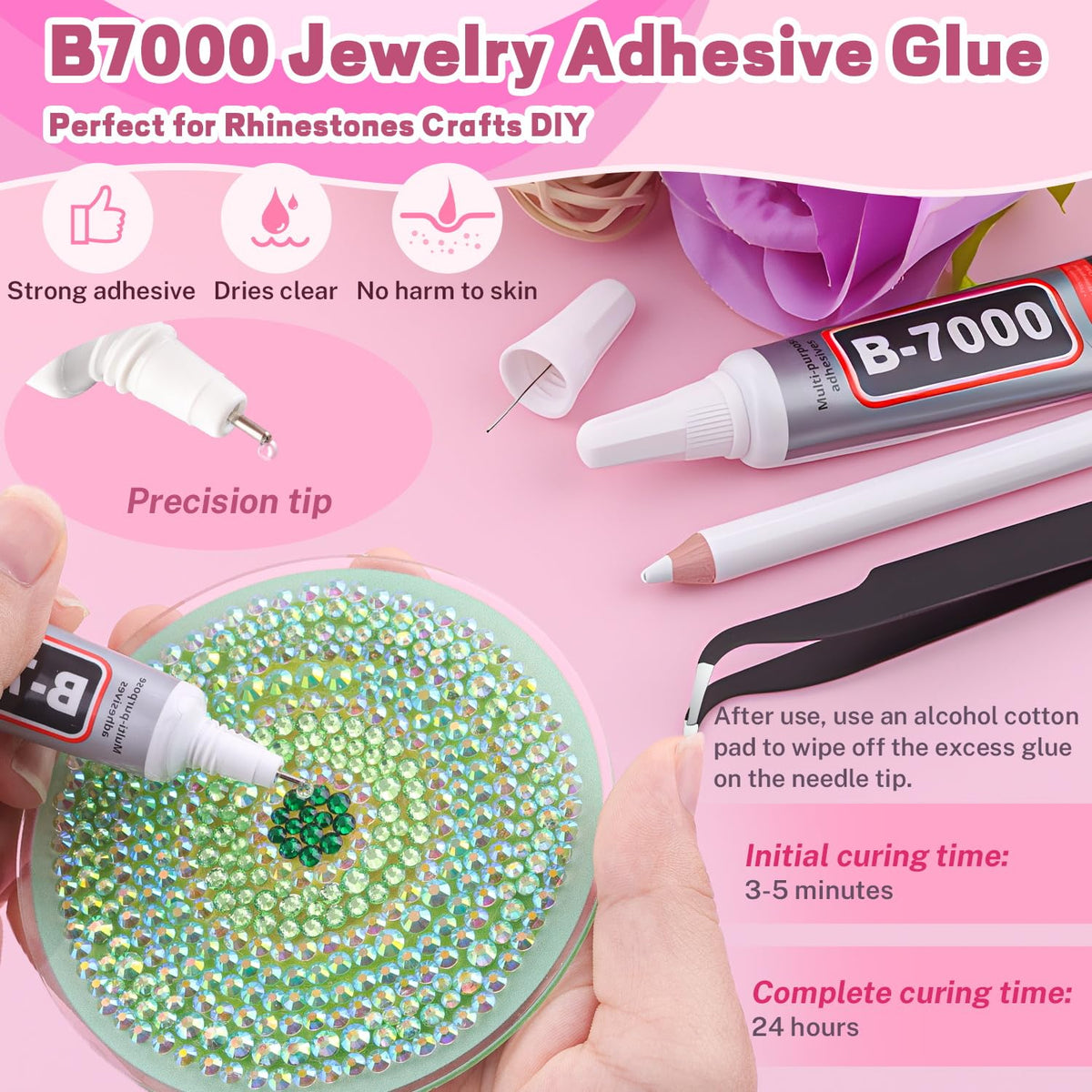 BELLEBOOST rhinestones for decorating shoes with iridescent shine