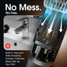 Bell+Howell Vacutrim battery status highlights long cordless runtime