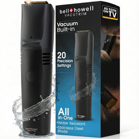 Bell+Howell Vacutrim front view for precise grooming and easy handling