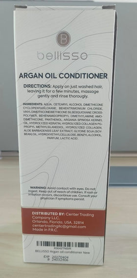 Bellisso Argan Oil Conditioner salon-grade formula delivers professional care at home.
