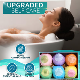 Bellisso Dead Sea Salt-infused bath bomb for mineral-rich hydration