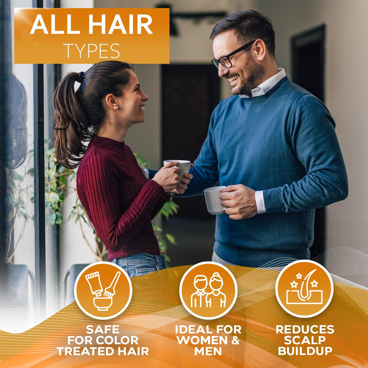 Bellisso scalp detox action on head preparing hair for healthier roots