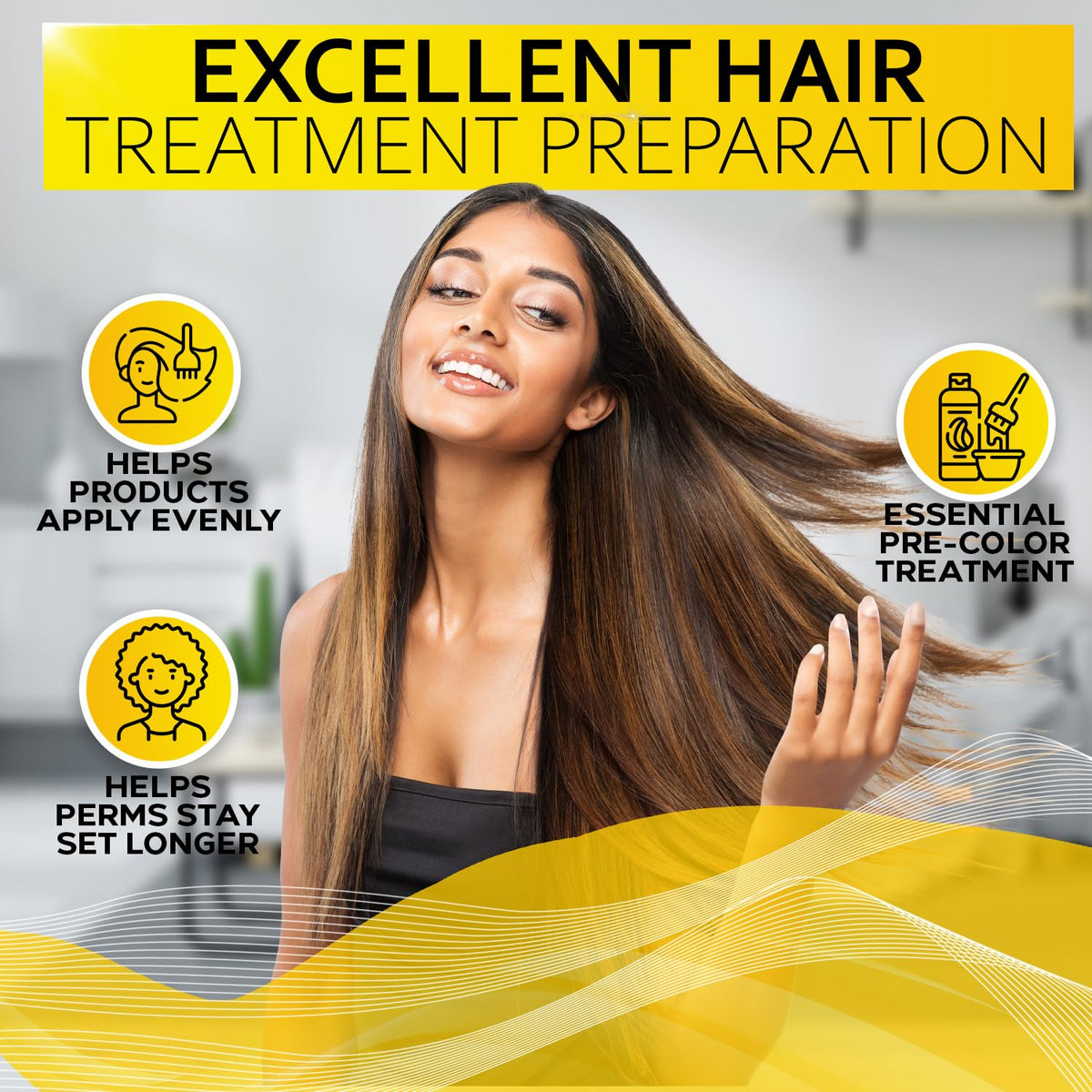 Bellisso scalp purified after washing, ideal for those with buildup-prone maintenance.