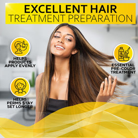 Bellisso scalp purified after washing, ideal for those with buildup-prone maintenance.