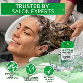 Bellisso Tea Tree Oil Conditioner color-treated hair safe formula.