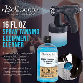 Belloccio airbrush cleaning solution shown for safe, eco-friendly maintenance.