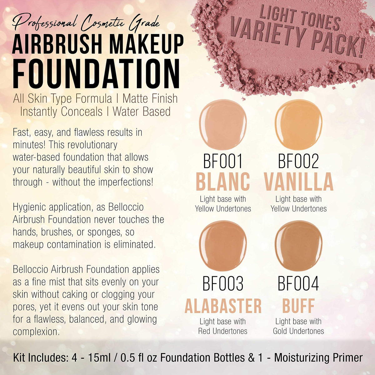 belloccio anti-aging moisturizing primer preps skin for an even base.