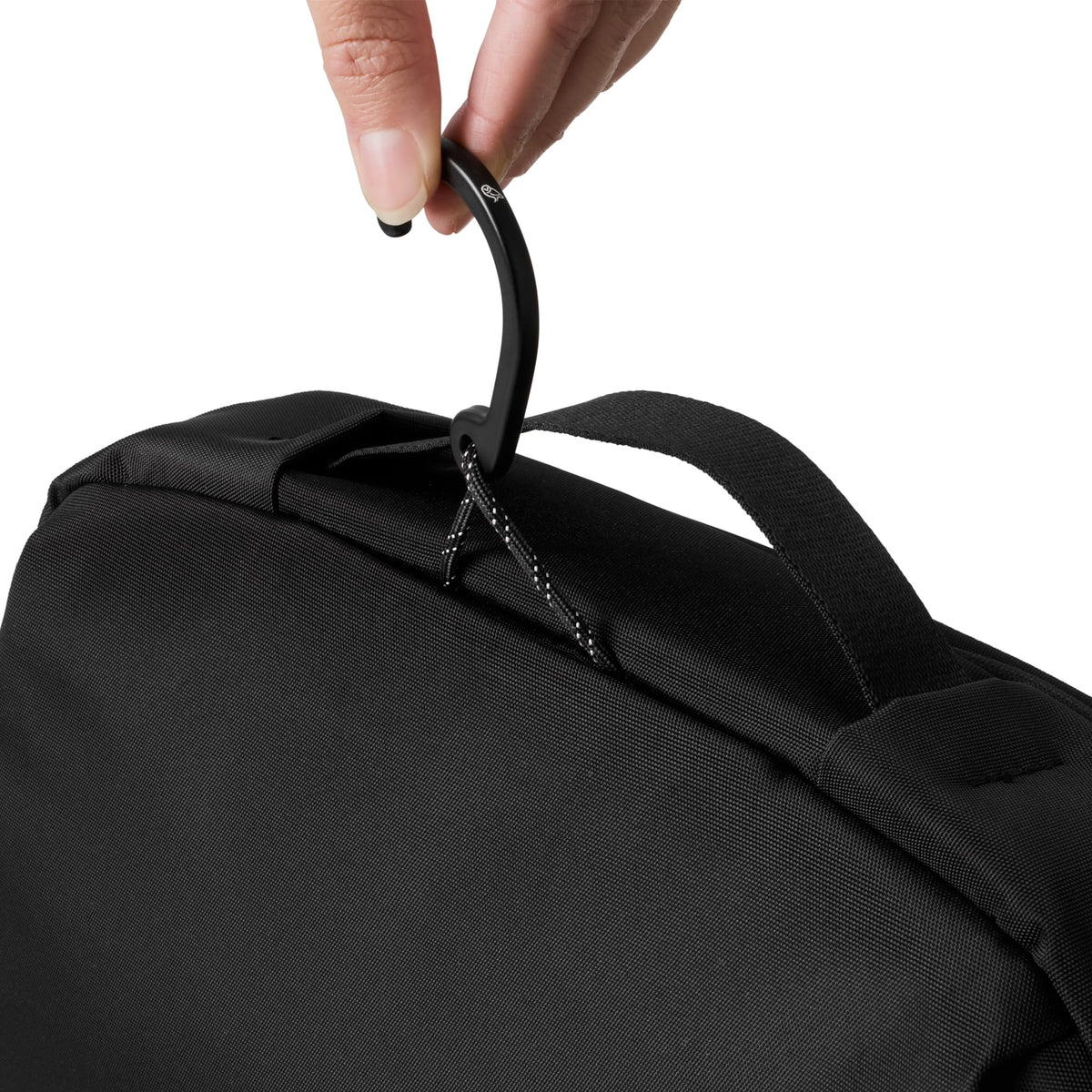 Bellroy Hanging Toiletry Kit Plus transparent duo pockets provide visibility for items.