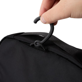 Bellroy Hanging Toiletry Kit shelf pocket keeps large items organized
