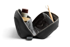 Bellroy Toiletry Kit Plus slate compact dimensions fit carry-on bags.
