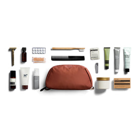 Bellroy Toiletry Kit Plus ideal for extended trips and shared hotel bathrooms.