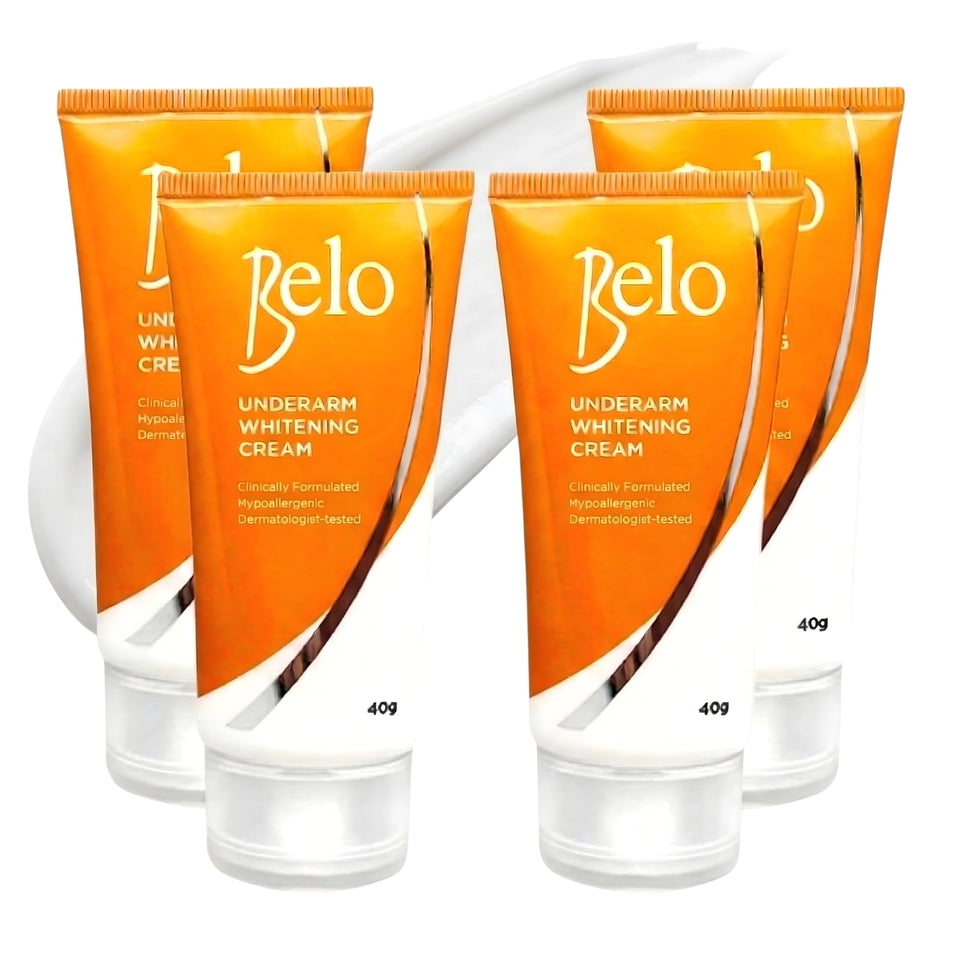 Belo Essentials Underarm Cream 40g tube front view for smooth daily underarm care.
