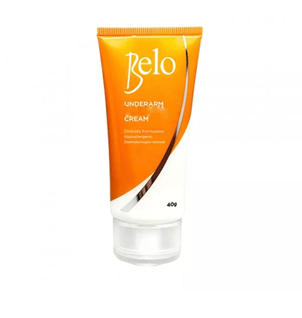 Belo Essentials underarm cream 40g tube for smooth, non-sticky daily care on all skin types.