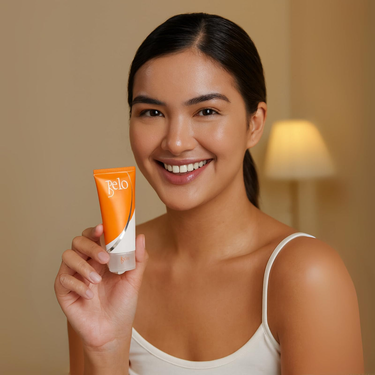 Belo Essentials travel-pack image illustrating on-the-go routine without residue.