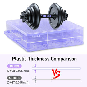 Beloving double side case offers easy access from both sides.