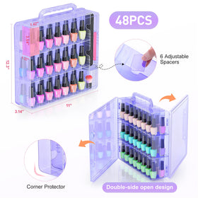 Beloving dust free storage keeps bottles protected and neatly arranged.
