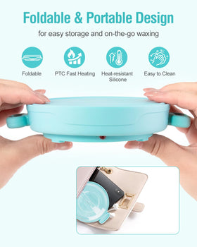 Beloving wax warmer with detachable silicone bowl for safe cleanup