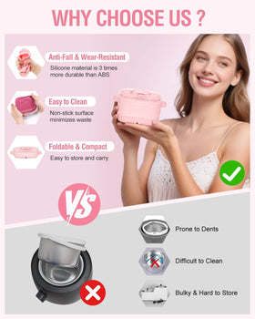 Beloving wax pot 550ml capacity ideal for multiple body areas