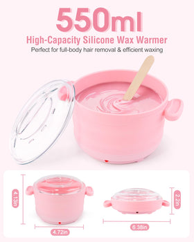 Beloving wax warmer 18.6oz capacity for multi-area sessions