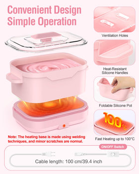 Beloving wax warmer one-button operation simple for beginners