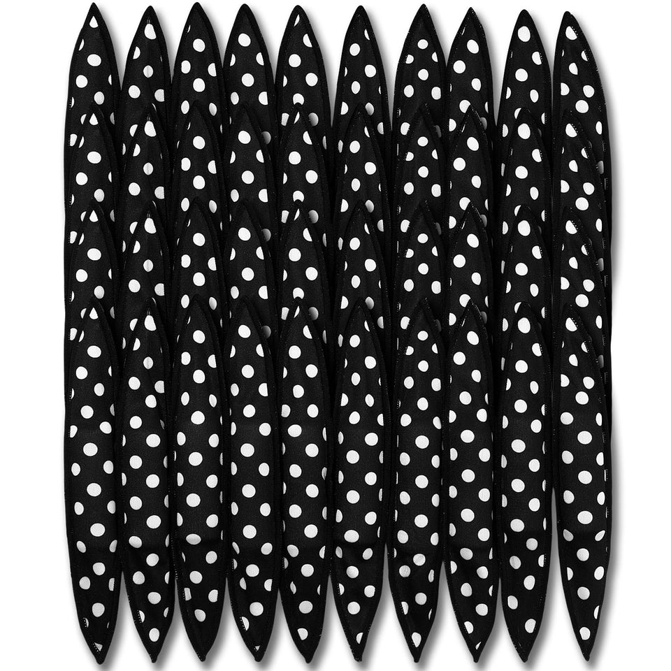 Bememo soft curlers with foam-core for gentle overnight styling