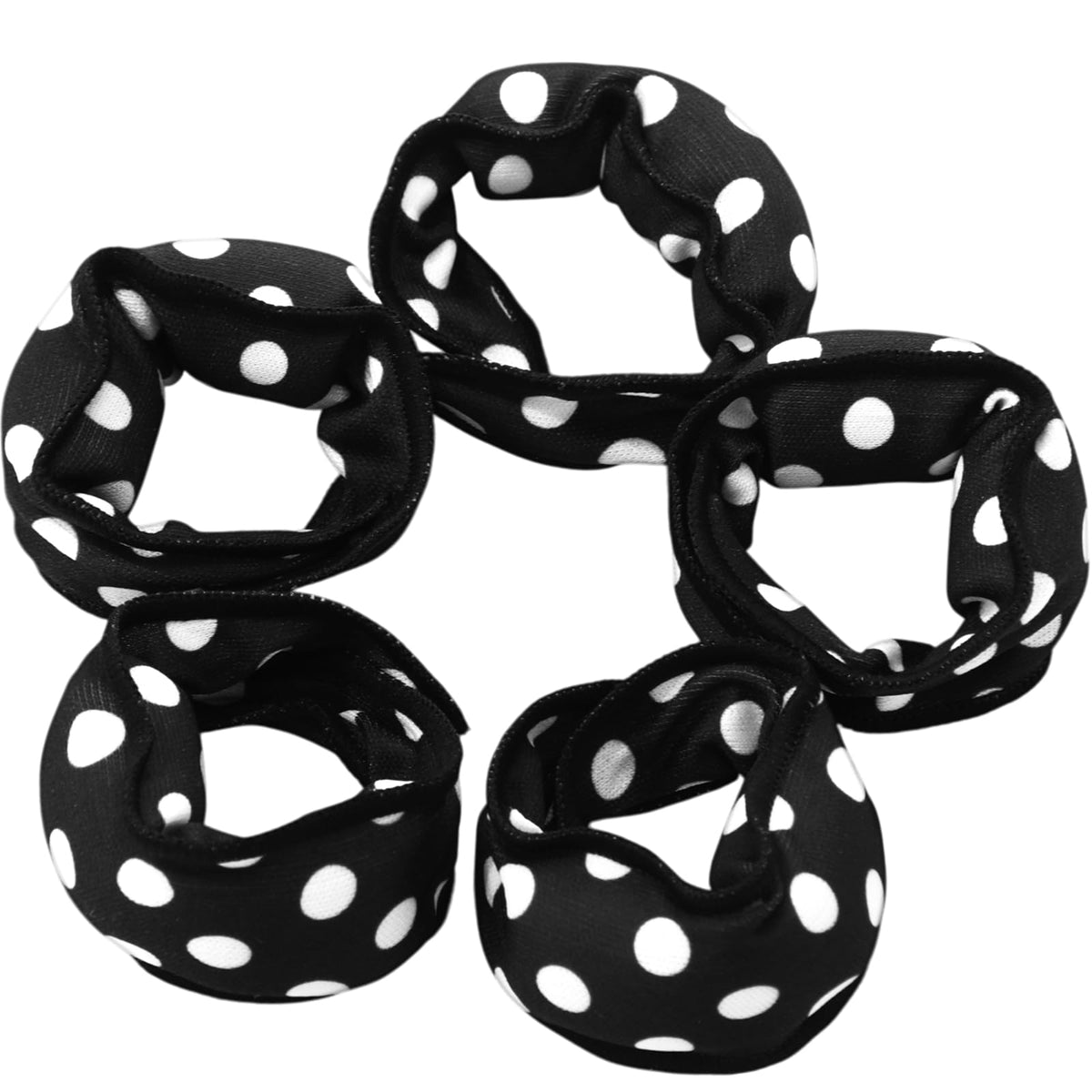 Bememo overnight hair rollers with satin finish for heat-free styling