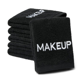 Ben Kaufman makeup remover washcloth 6-pack front view, soft cotton for gentle daily cleansing.