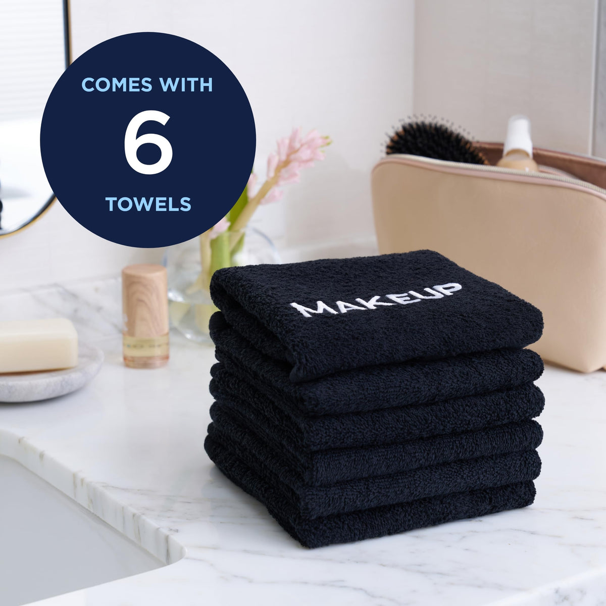 Ben Kaufman makeup remover washcloth face drying, soft, quick-dry finish after cleansing.