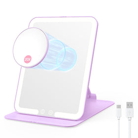 Benbilry foldable travel mirror shows compact design for easy on-the-go makeup
