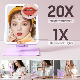 Benbilry LED light modes provide warm natural and white lighting for makeup