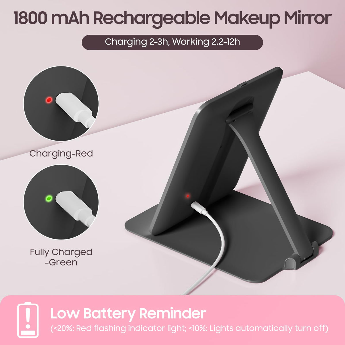 Benbilry waterproof storage bag protects the mirror during travel