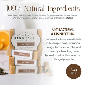Bend Soap Company goat milk soap oatmeal honey bar soothing irritated skin and nourishing moisture