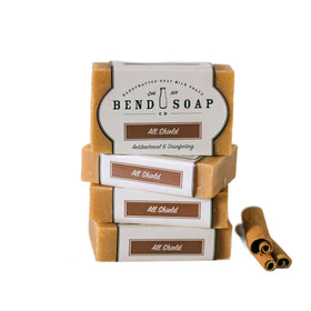 Bend Soap Company goat milk soap unscented bar for sensitive skin and daily cleansing