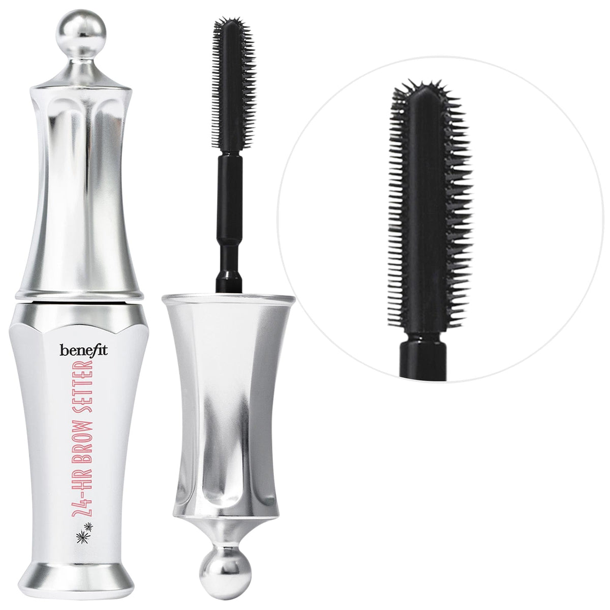 Benefit Brow Setter mini packaging showcases portable brow control for busy days.