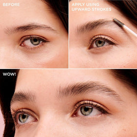 Benefit Fluff Up Brow Wax provides soft, natural fullness.
