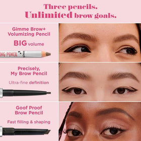 Benefit Gimme Brow+ designed for all-day wear with a light, comfortable feel.