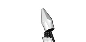 Benefit Gimme Brow travel-size brush showing precise, mess-free application.