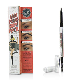 Benefit Goof Proof Brow Pencil glide-on texture during quick application.