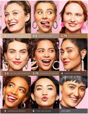 Benefit Goof Proof brow pencil packaging shows shade options for easy selection.