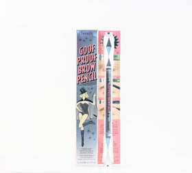 Benefit Goof Proof Brow Pencil packaging image highlights compact and travel-friendly design.