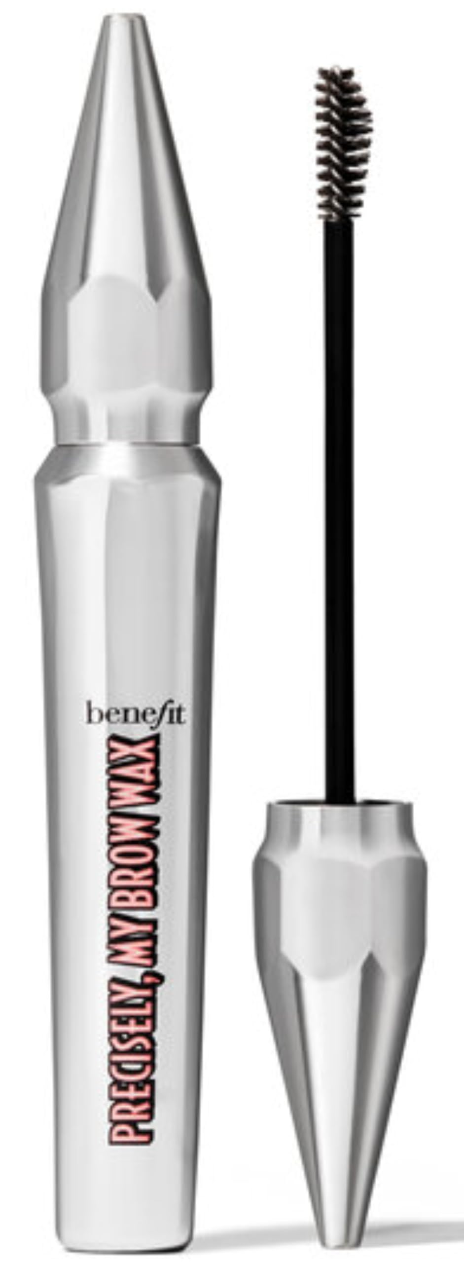 Benefit Precisely Brow Wax full-pigment application enhances sculpted, natural-looking brows with bold payoff.