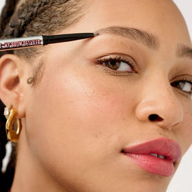 Benefit Precisely My Brow Detailer close-up shows hair-like lines for dimension.
