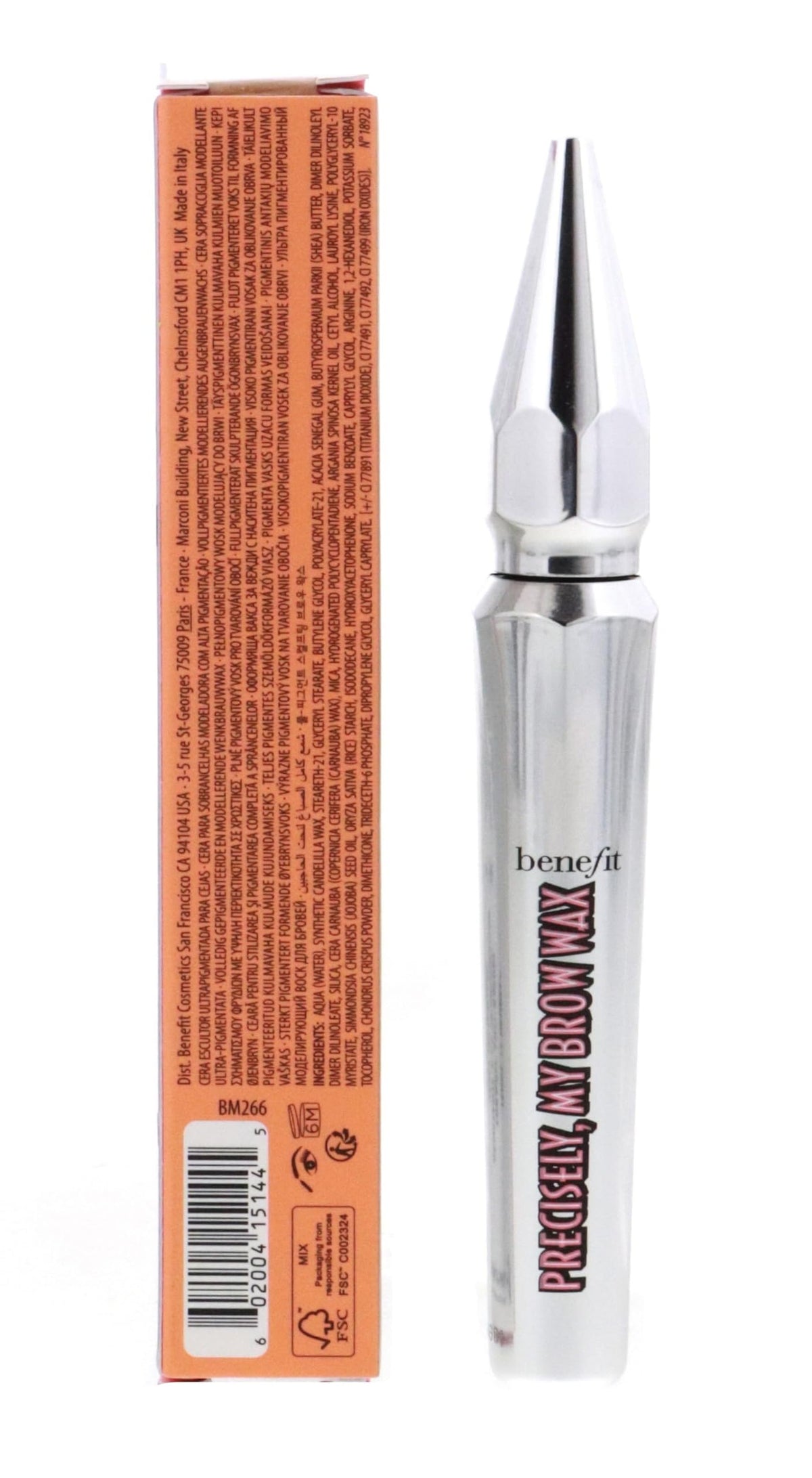 Benefit Precisely My Brow Wax dual-sided brush enables mess-free application