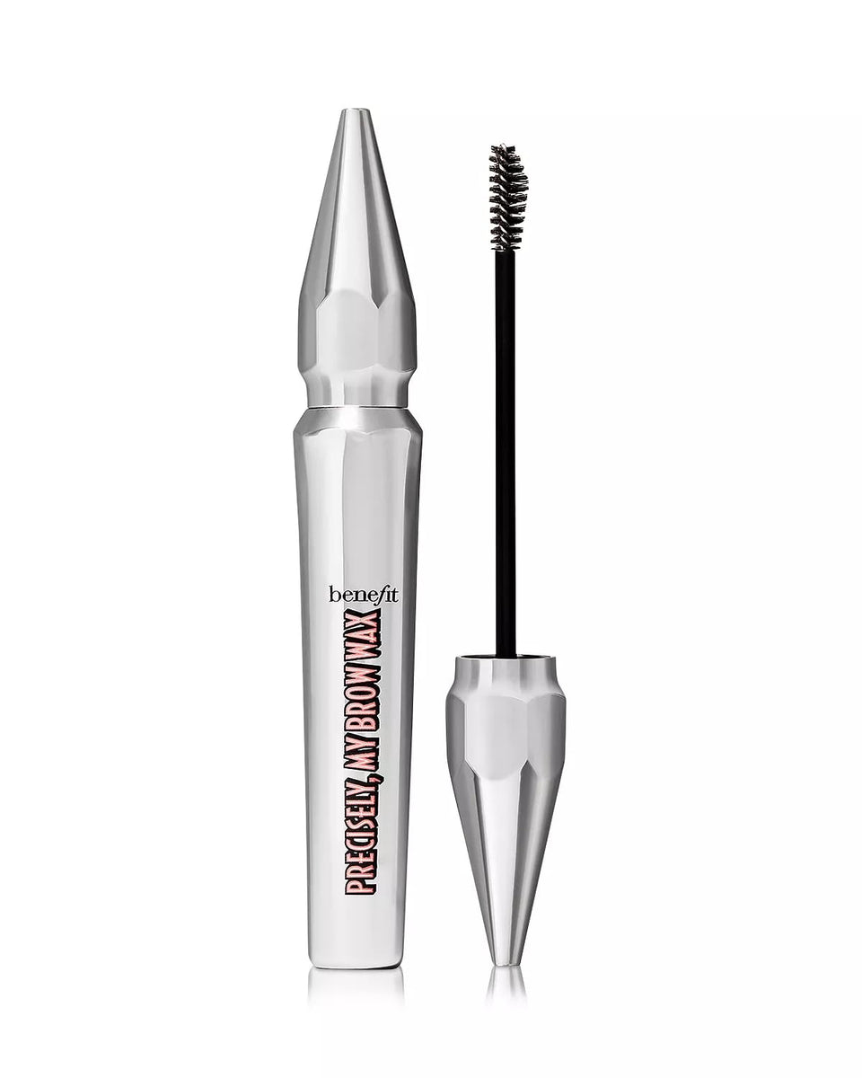 Benefit Precisely My Brow Wax full-pigment swatch for defined brows.
