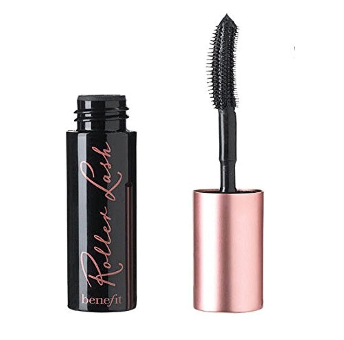 Benefit Roller Lash mini brush close-up showing curling action.