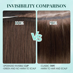 Benehair quick-fit clip-ins for everyday styling options.