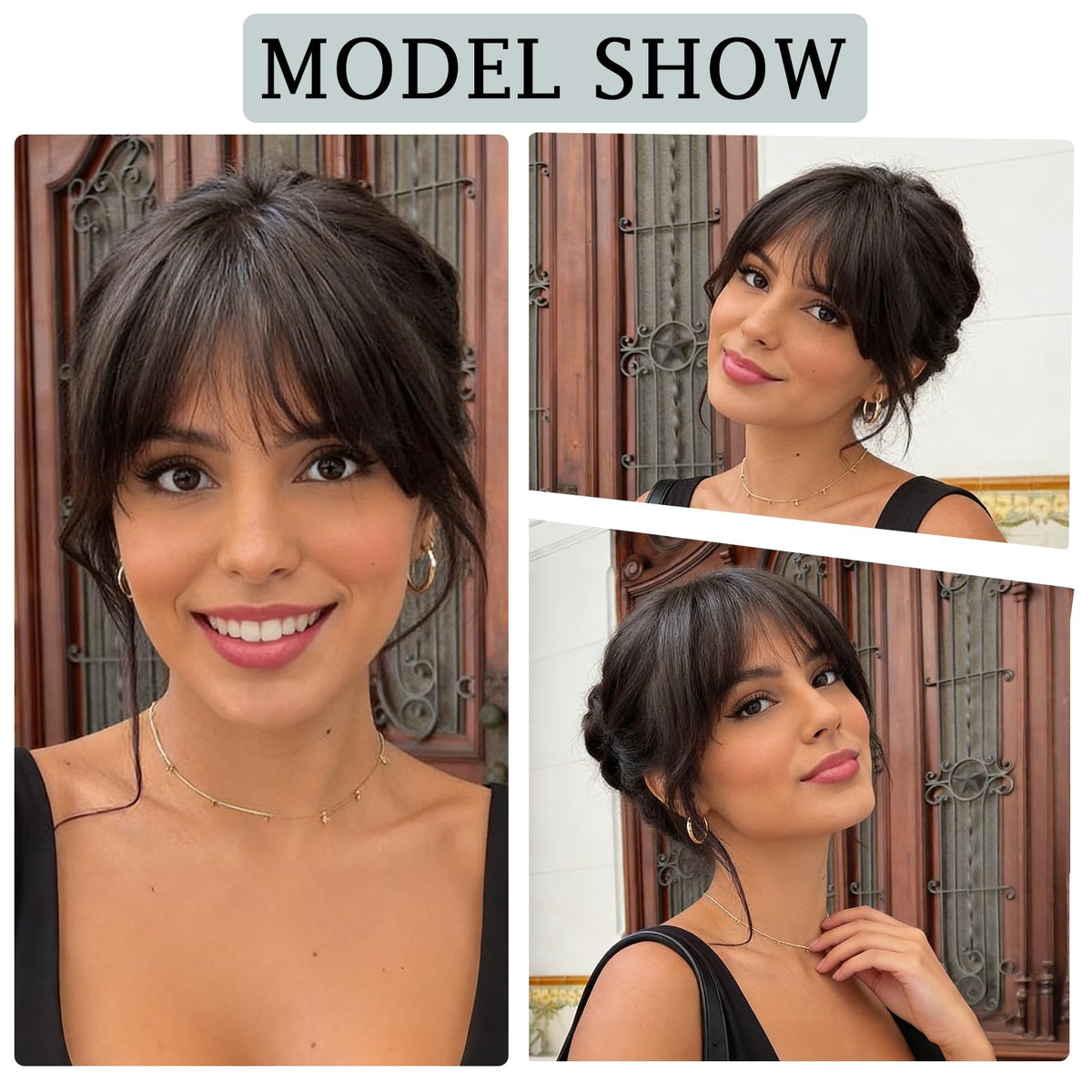 Benehair lightweight breathable bangs for comfortable daily wear.